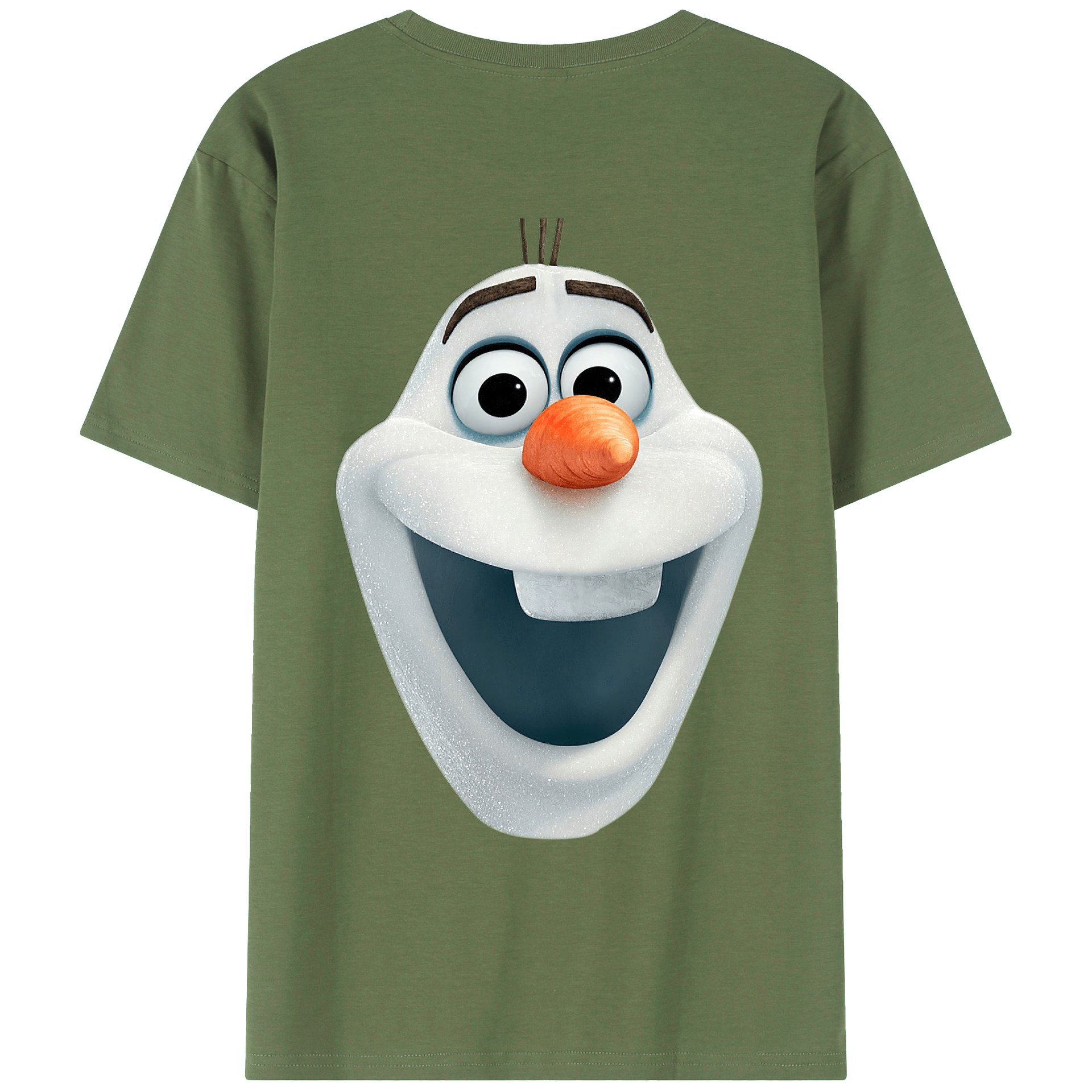 （画像用） アナと雪の女王 アンナ エルサ Frozen Anna Elsa 綿100％ メンズ半袖Tシャツ（バックプリント） 通気性